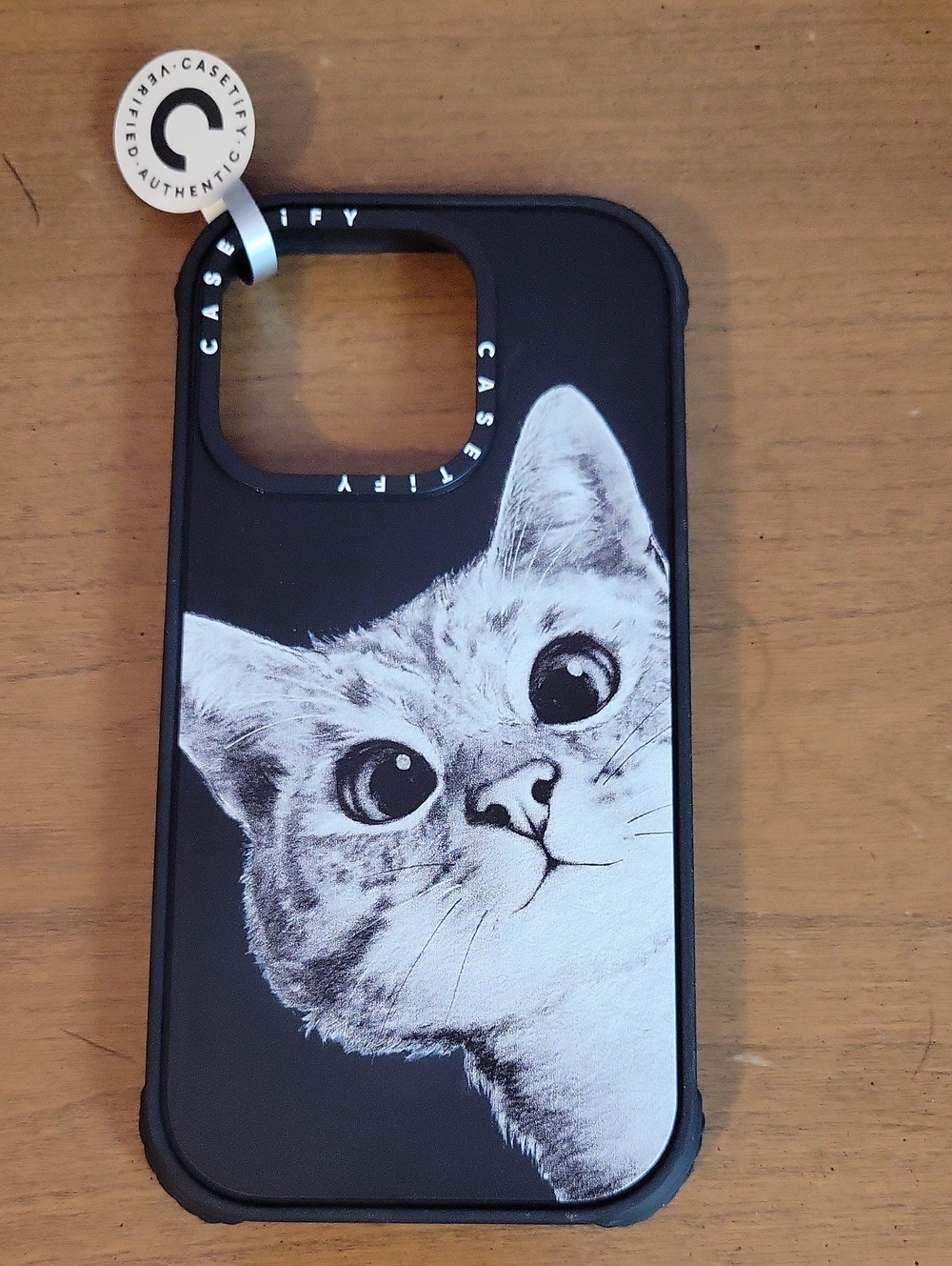 iPhone 15 Pro Casetify MagSafe Patterned Cat Phone Case